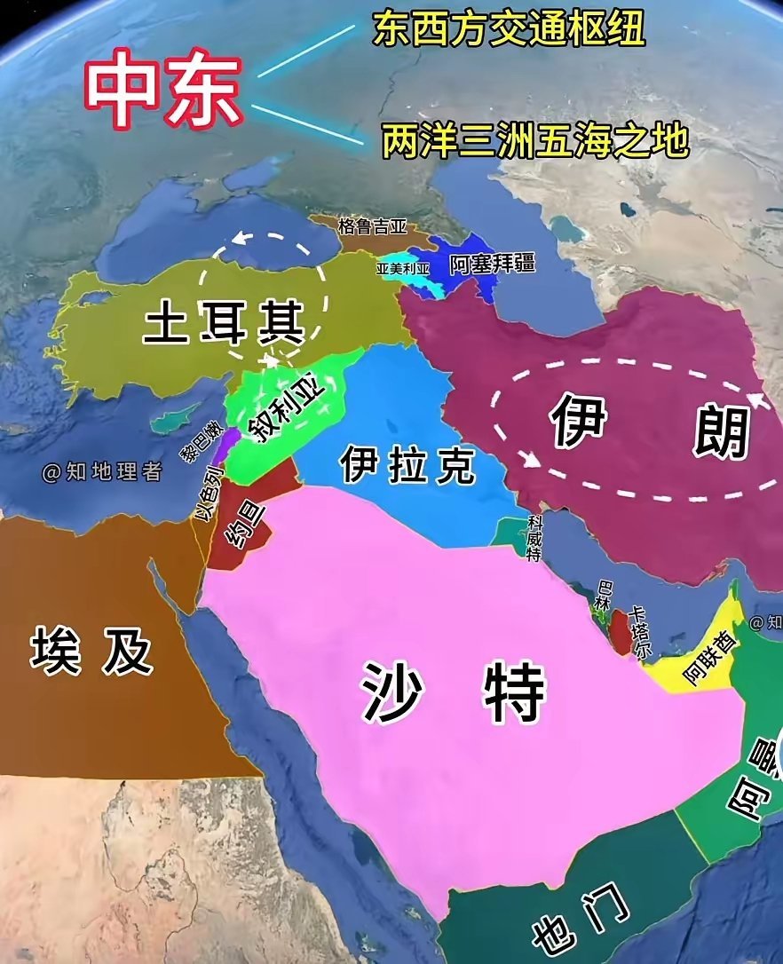 中东地图，揭示丰富历史、地理与文化的交织，中东地图，揭示历史、地理与文化的交织奥秘