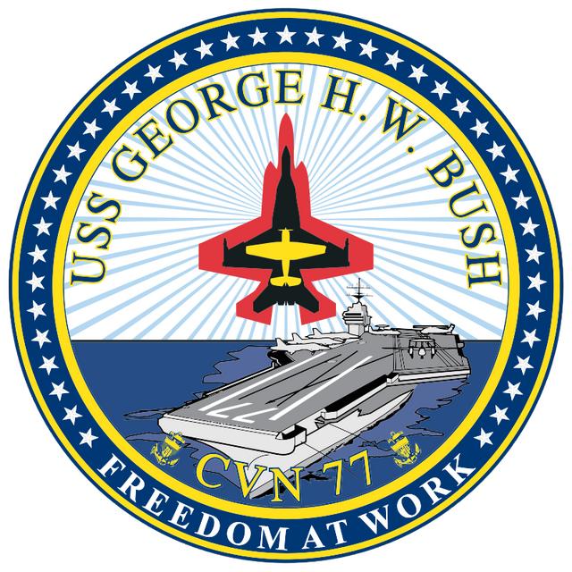 福特号航空母舰舰徽，探索美国海军力量的象征，福特号航空母舰舰徽，美国海军力量的巅峰象征