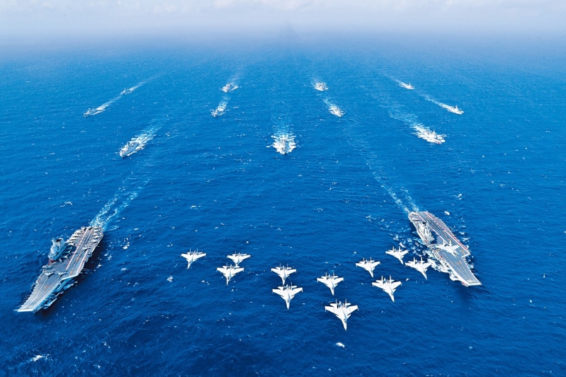 山东舰海上试训,展现中国海军力量的新里程碑,山东舰海上试训,中国海军力量的新里程碑展现