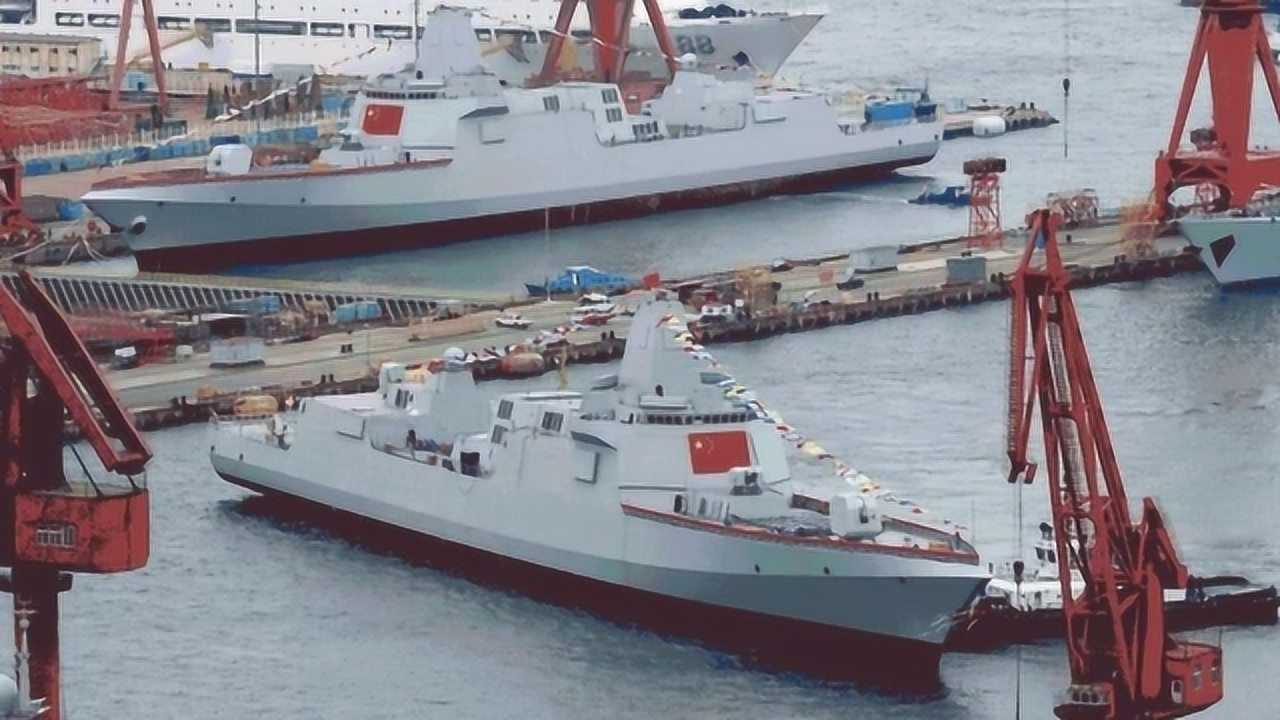 探索新纪元，055第二批次下水仪式纪实，探索新纪元，055军舰第二批次下水仪式纪实