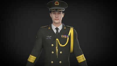 解放军军官礼服，传统与现代的融合，解放军军官礼服，传统与现代的完美融合