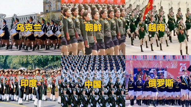 世界各国女兵方队，展现力量与荣耀，世界各国女兵方队，力量与荣耀的展现