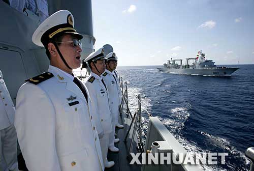 海军阅兵报告，展示力量，彰显决心，海军力量展示，阅兵彰显决心与力量