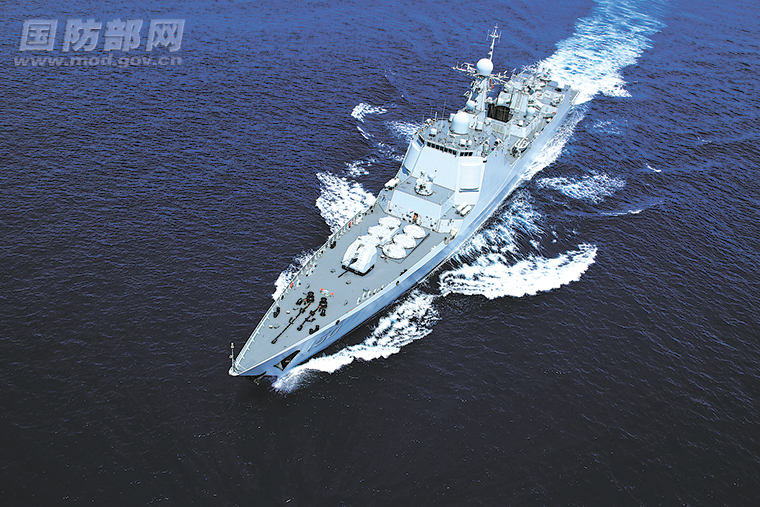 中国海军150长春舰，新时代的海上卫士，中国海军长春舰，新时代的海上卫士