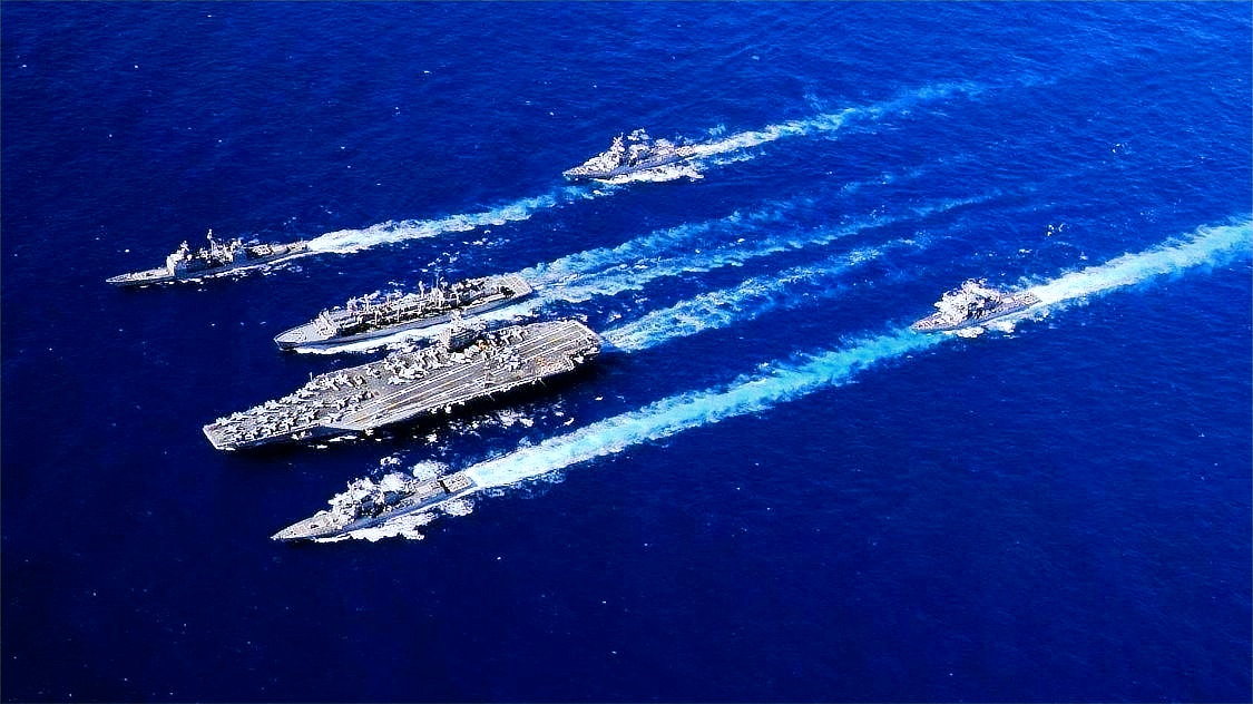 美国航母进入南海