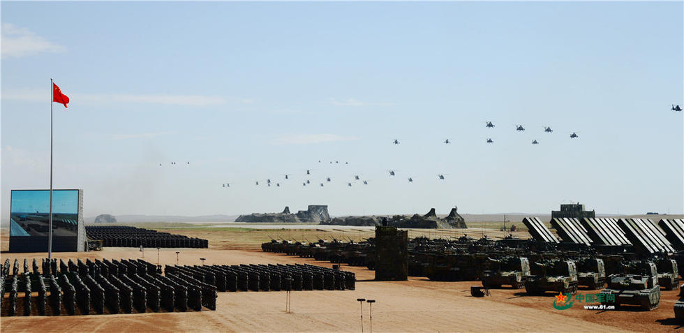 阅兵风采,朱日和的内蒙古篇章,朱日和阅兵风采,内蒙古篇章的壮丽画卷