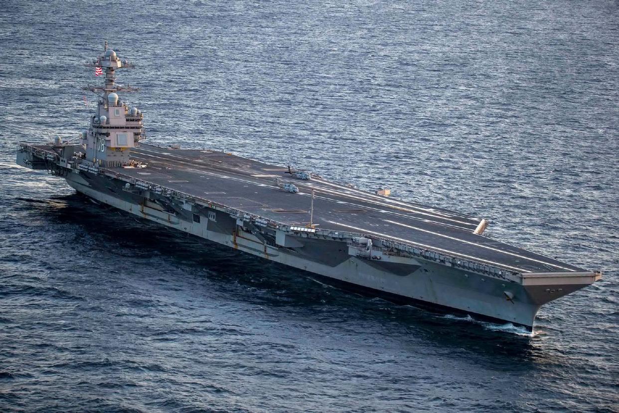 福特号航空母舰的宽度,探究其设计与作战能力的关键指标,福特号航空母舰宽度揭秘,设计与作战能力的核心要素