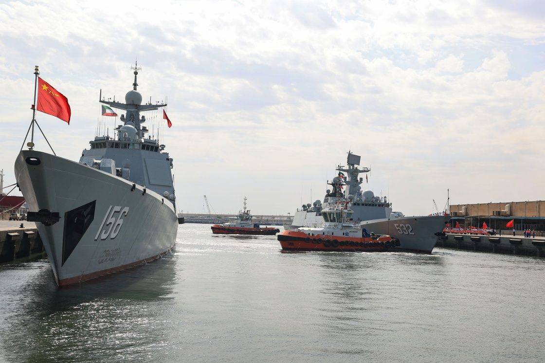 中国六艘军舰抵达中东,深化合作与展示海上力量的重要一步,中国六艘军舰抵达中东,深化合作与展示海上力量的关键行动