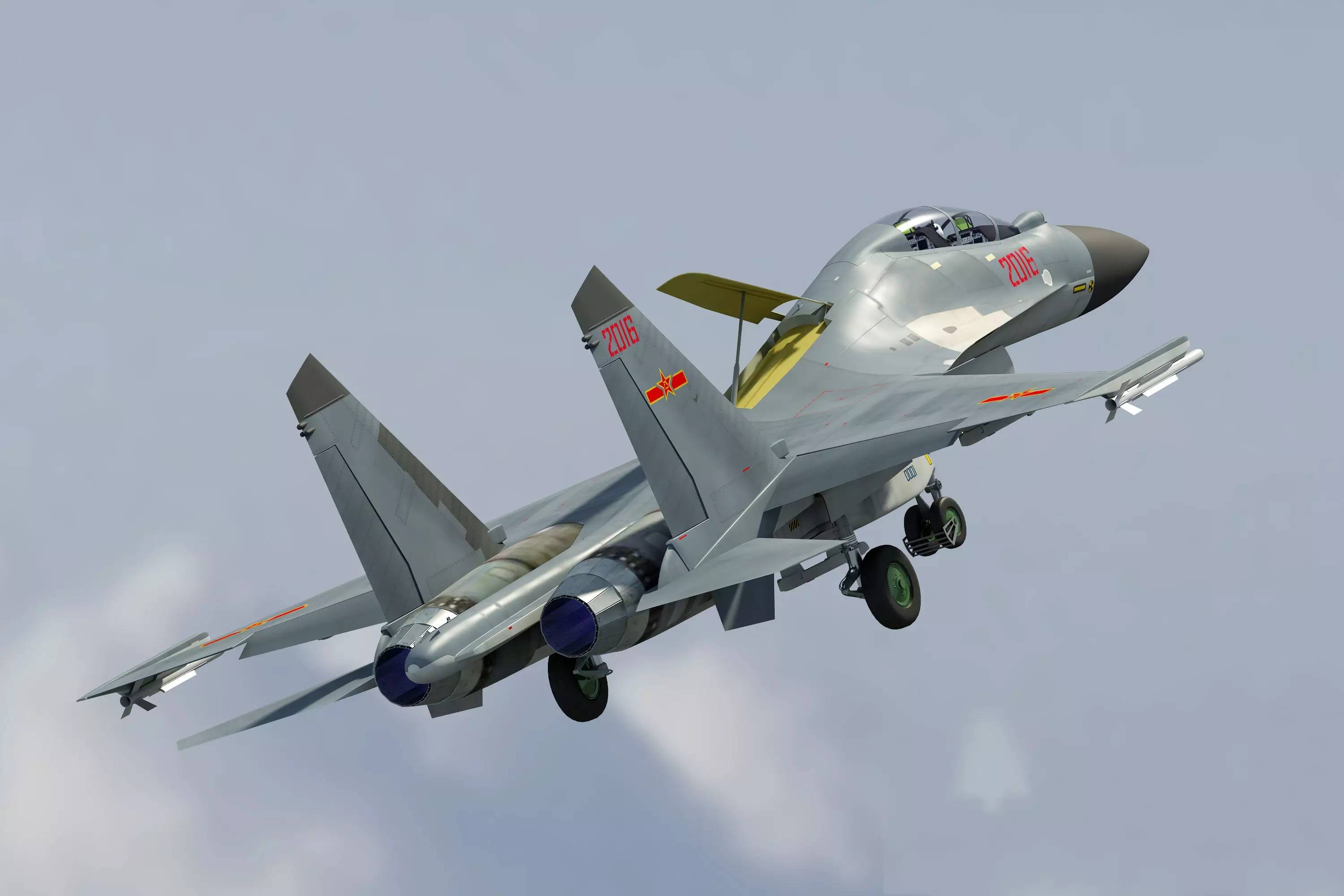 中国空军歼-16战斗机的崛起与未来展望,中国空军歼-16战斗机的崛起与前景展望