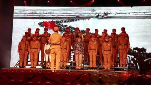 中国志愿军军歌表演,历史与荣耀的重现,中国志愿军军歌表演,再现历史荣耀时刻