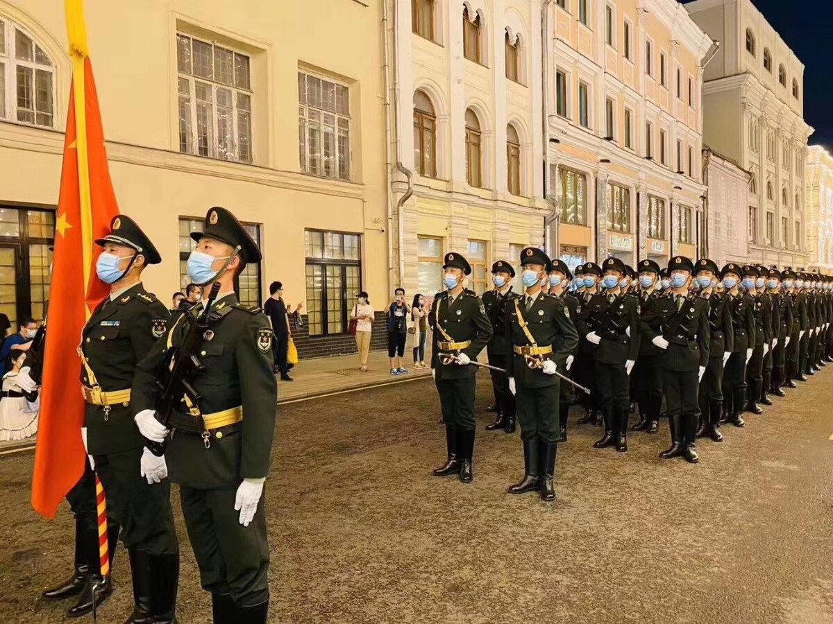 我国仪仗队参加俄罗斯阅兵,展现国威与军威,中国仪仗队参加俄罗斯阅兵,彰显国威军威盛典
